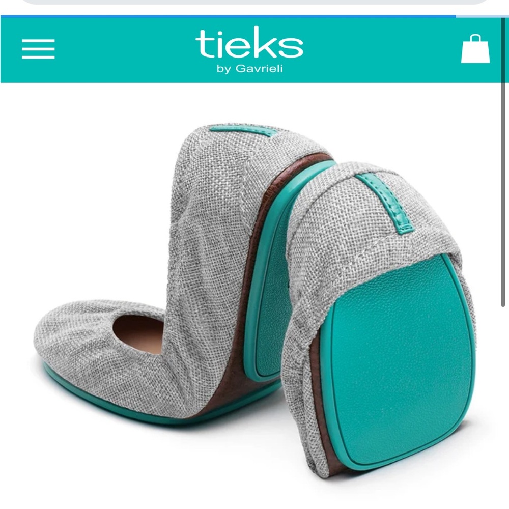 Tieks Ballet Flats - SILVER LAKE - Size 10